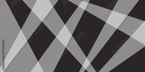 Abstract white and black on light silver background modern design. triangle as background paper texture. Low poly vector illustration. triangle pattern gradient background. 