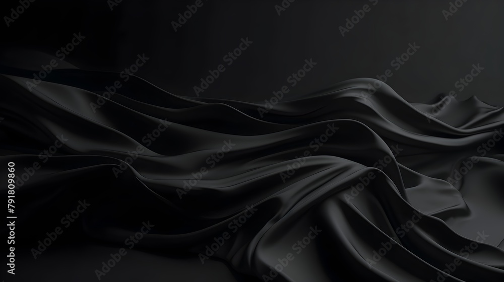 Fototapeta premium Elegant and Luxurious Fabric Background with Dramatic Lighting and Futuristic Sci-Fi Vibe