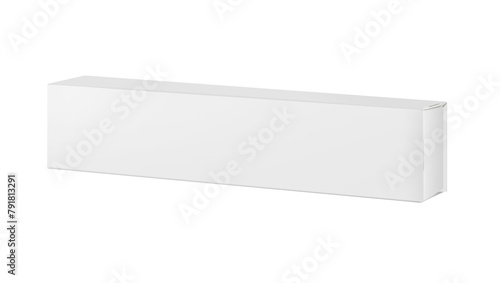 empty white box pack PNG transparent