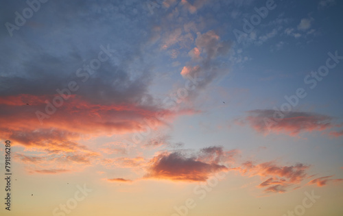 The background of beautiful sky