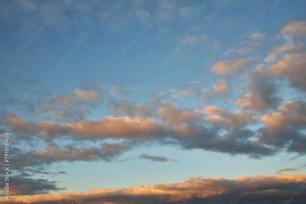 Panorama sunset sky for background or sunrise sky and cloud Panorama sunset sky for background or sunrise sky and cloud