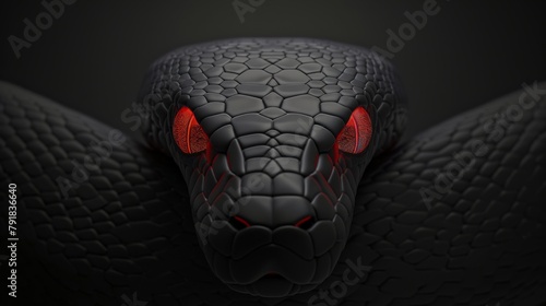 Black mamba snake HD wallpaper background photo