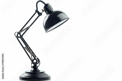 Desk lamp photo on white isolated background