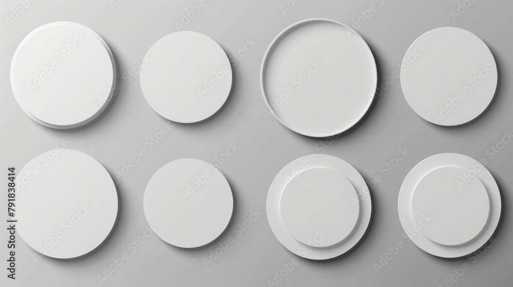 Gray circle and oval shades framed against a transparent background, realistic round shadows with soft edges. Set of templates with different shapes and sizes. Gray circle and oval shades framed against a transparent background, realistic round shadows with soft edges. Set of templates with different shapes and sizes.