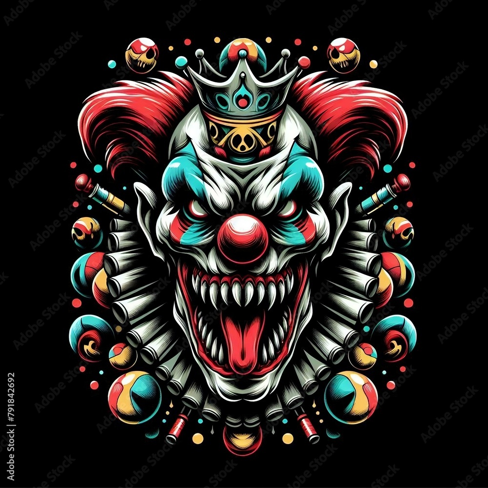 Fototapeta premium clown robot