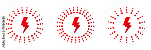 Battery charge Dynamic Thunderbolt Power Flash Vector Logo Design