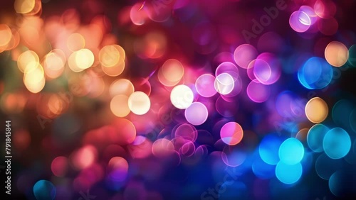 Beautifully blurred lights in shades of the rainbow symbolizing the diversity of human imagination and the endless possibilities that emerge from a mind set free to explore and create. . photo