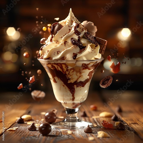 chocolate cream photo