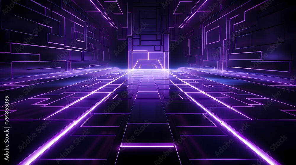 3d rendering of purple and black abstract geometric background. Scene for advertising, technology, showcase, banner, game, sport, cosmetic, business, metaverse. Sci-Fi Illustration. Product display 3d rendering of purple and black abstract geometric background. Scene for advertising, technology, showcase, banner, game, sport, cosmetic, business, metaverse. Sci-Fi Illustration. Product display