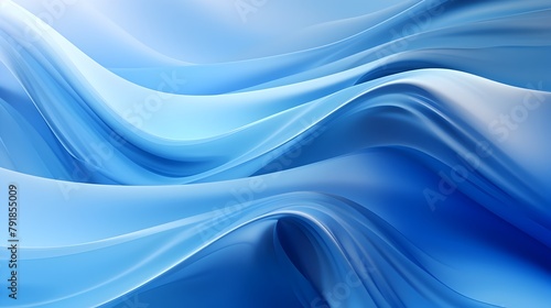  Dive into a mesmerizing display of blue abstract lines swooshing and flowing smoothly, creating a wave-like border background that evokes a sense of fluid motion, all captured in stunning HD detail