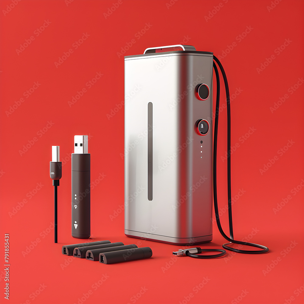Compact Modern Halo Bolt Charger with Multifunction Capabilities and