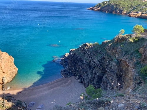 Splendid Mediterranean beach on the Costa Brava in Spain