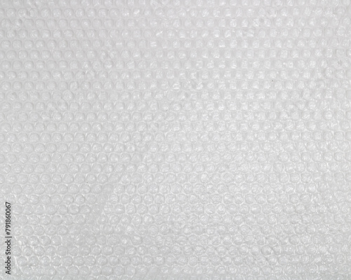 White plastic bubblewrap texture background