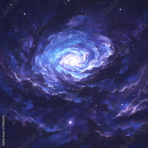 Journey Through the Vast Nebula, a Spectacular Piece of Space Art
