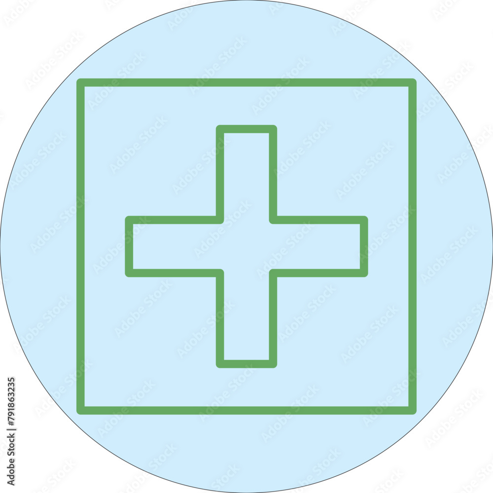 Fototapeta premium medical cross symbol