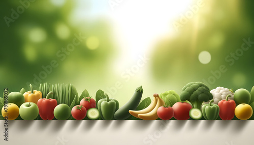 assortiment coloré de légumes 