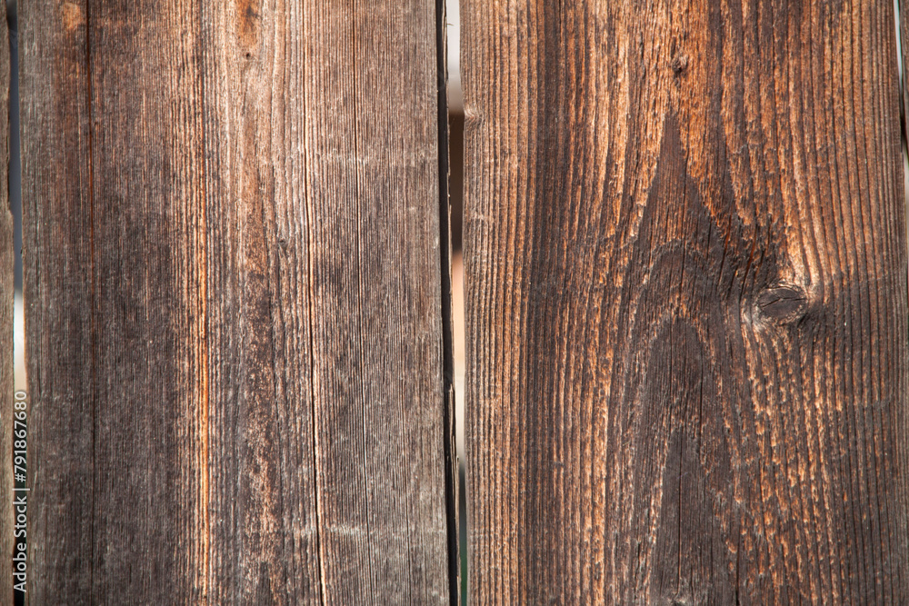 Old wood texture. Photo of natural wood. Rough wooden texture.