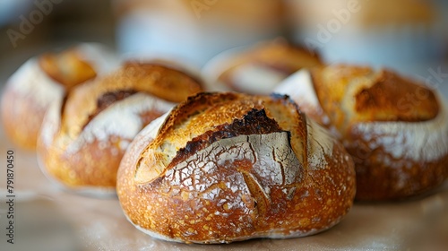 Freshly baked bread with a wonderful crust