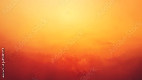 a vintage solid color gradient background featuring a warm sunset orange tone, rendered in high resolution. © Artistic_Creation