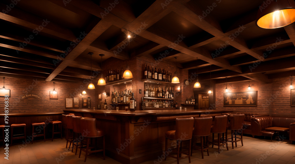 Bar in a classic style