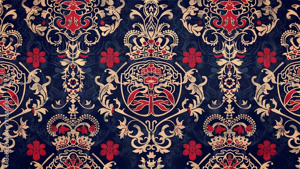 pattern with England style
