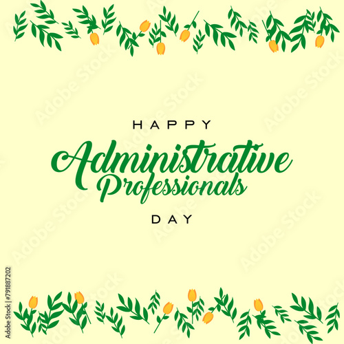 Tableau sur toile Administrative Professionals Day