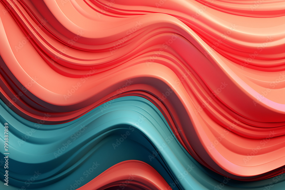Wave lines of various colors background Wave lines of various colors background