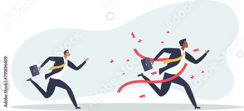 skill or effort to succeed in work, motivation to win competition .flat vector illustration.