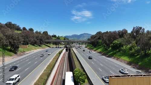 Highway 24, Lafayette, Walnut Creek Contra costa County, East Bay Area, California Mount Diablo