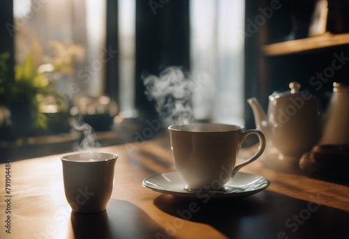 morning sunlight steam room Tea