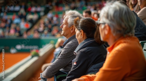 Fans Watching Tennis Match