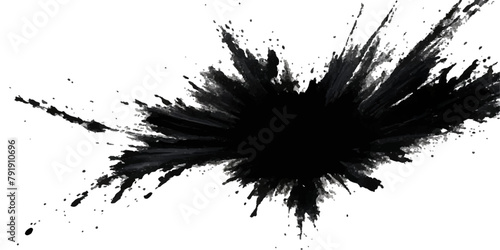 Paint stains black blotch background. Grunge Design Element. Brush Strokes. Vector illustration,splatter, paint, background, abstract, texture, design, watercolor, coffee, paper, isolated, frame, art, © Ghost Rider