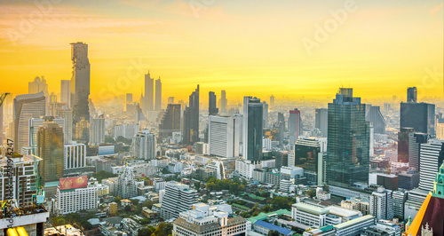 Skyline Bangkok during sunset