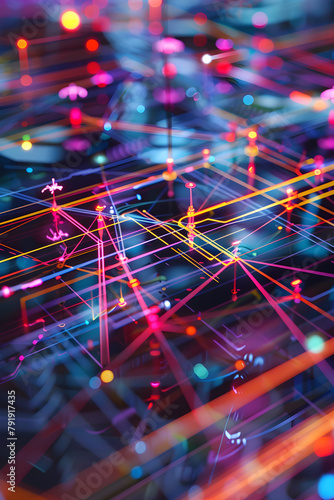 Complex Network of Quantum Optical Circuits: A Dynamic Interface of Technology