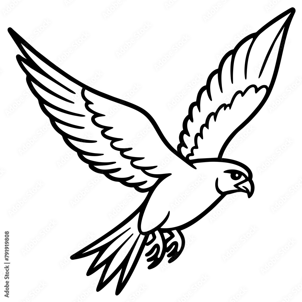 illustration of an eagle logo icon illustration of an eagle logo icon