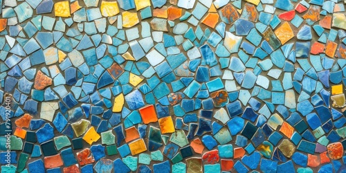 Vibrant Mosaic Masterpiece  Full Frame