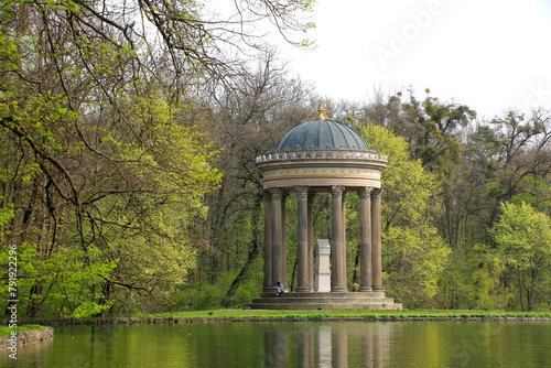 Apollotempel Tempel im  Nymphenburger Schloßpark in München, Bayern, Deutschland, Europa photo