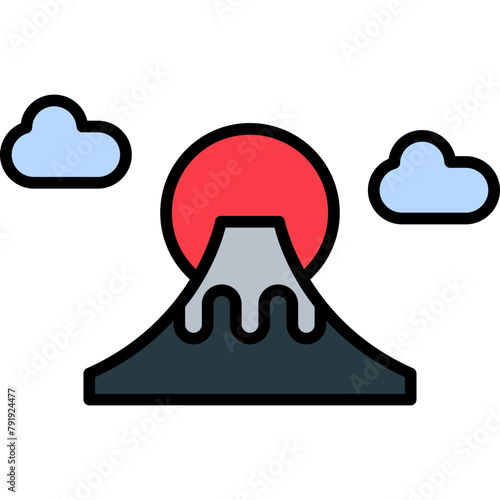 Mount Fuji Icon