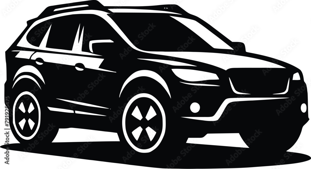 © RSDESIGN - car silhouette vector template © RSDESIGN - car silhouette vector template