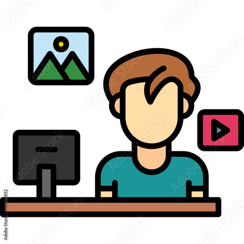 Procrastination Icon