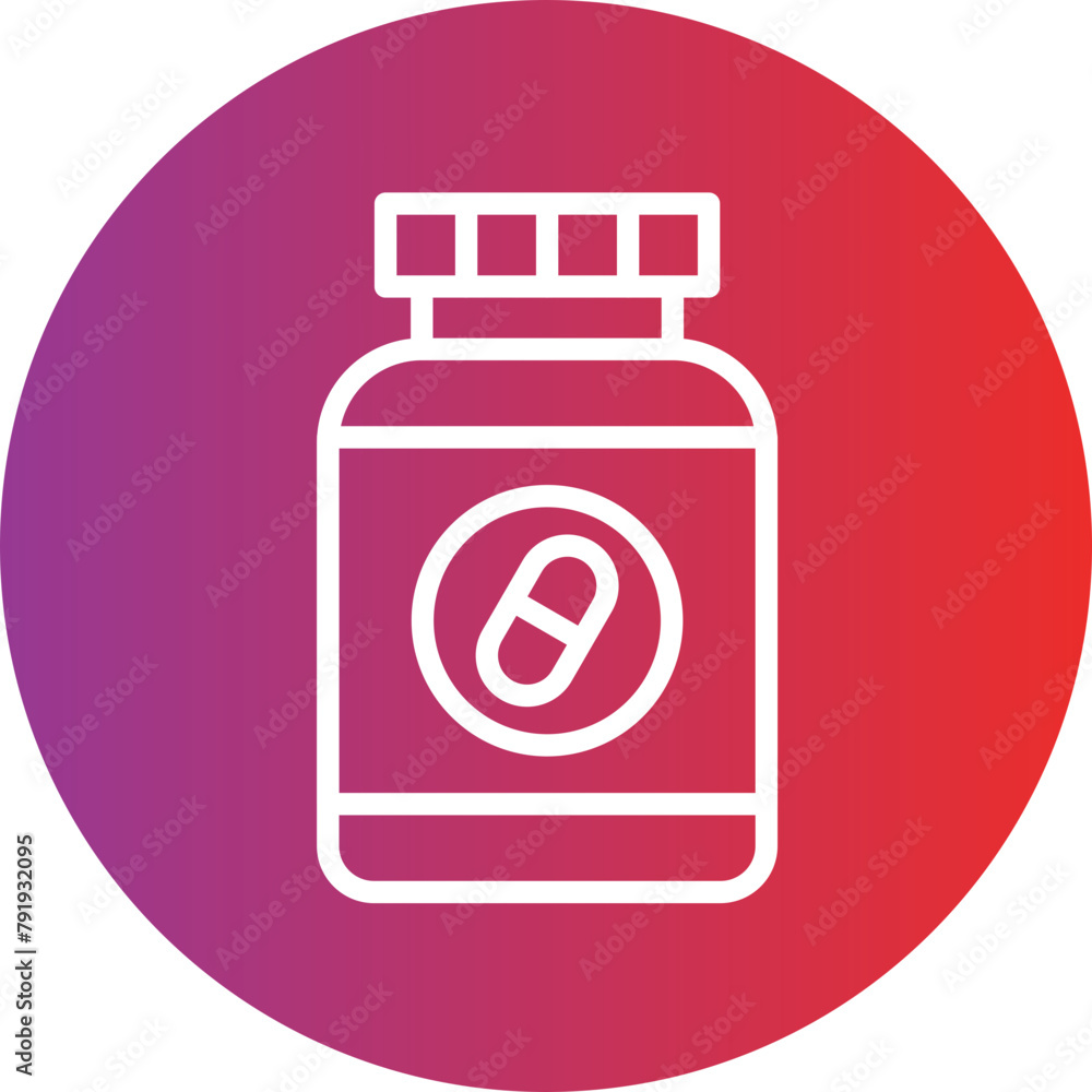 706-Pill Bottle Icon style