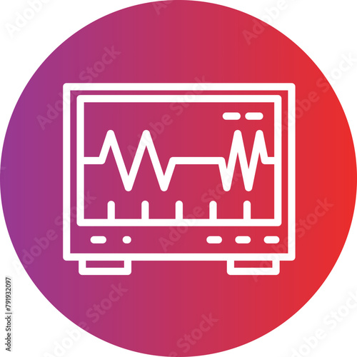 707-EKG Monitor Icon style