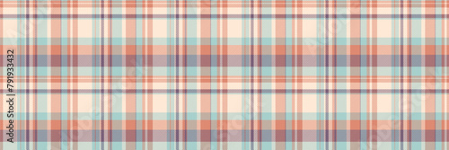 Stylish textile background texture, equal vector tartan fabric. Elegance plaid check seamless pattern in antique white and light colors.