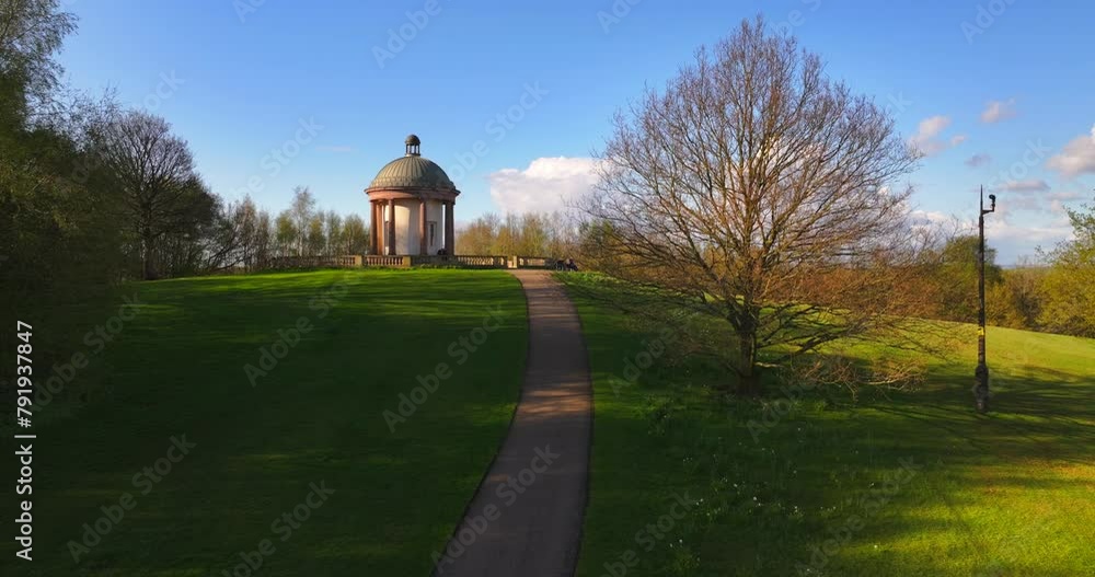 Aerial video of Heaton Park, Greater Manchester UK Aerial video of Heaton Park, Greater Manchester UK