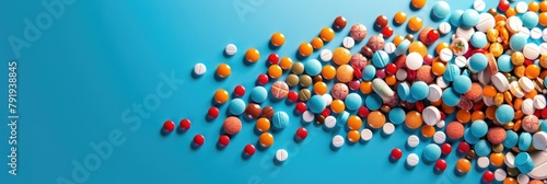 Colorful Assortment of Pharmaceutical Pills and Capsules