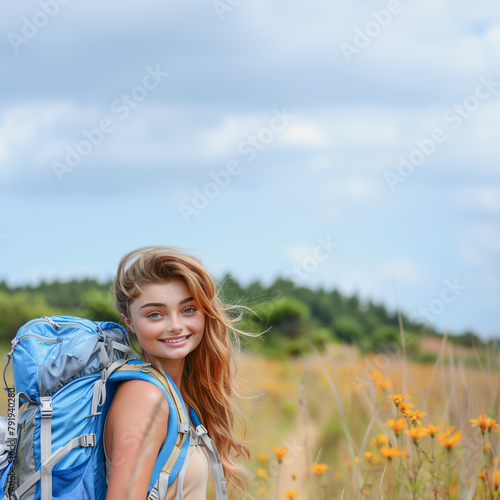 Step into a serene tableau where a pretty young red-haired girl sleeps peacefully amidst sun-drenched meadows. Bathed in the golden glow of the radiant sun, she exudes an aura of warmth and tranquilit