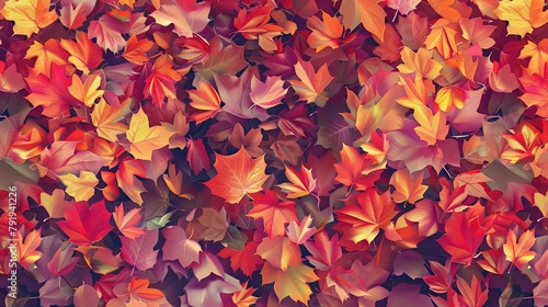 This is an image of colorful leaves with blue, pink, red, yellow, and purple hues.