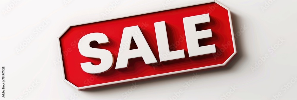 Bold Red Sale Sign Bold Red Sale Sign