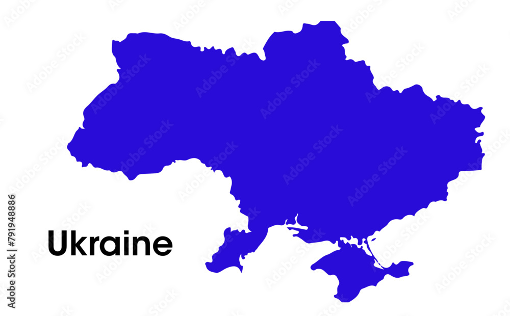 Obraz premium ukraine map
