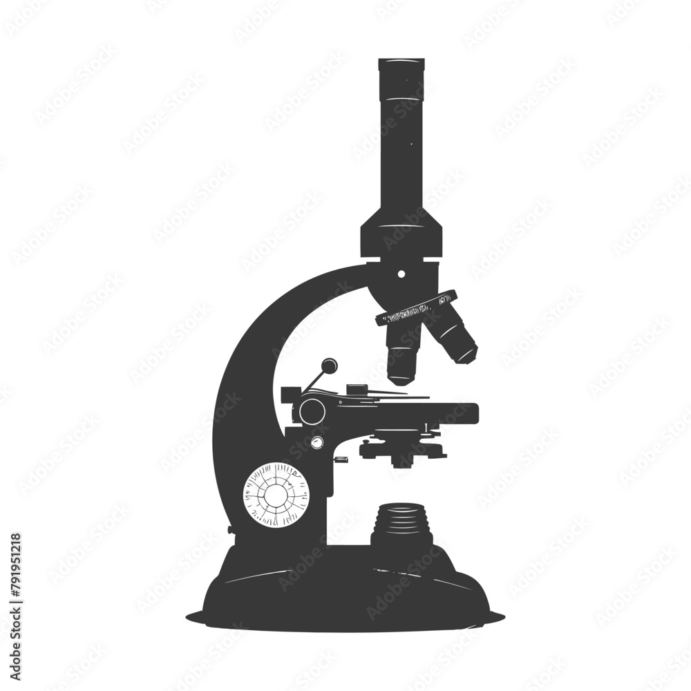Silhouette microscope black color only Silhouette microscope black color only
